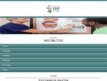 Tablet Screenshot of charlestonent.com